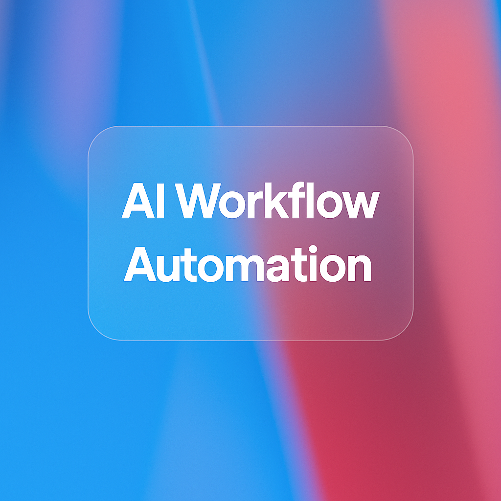 AI workflow automation